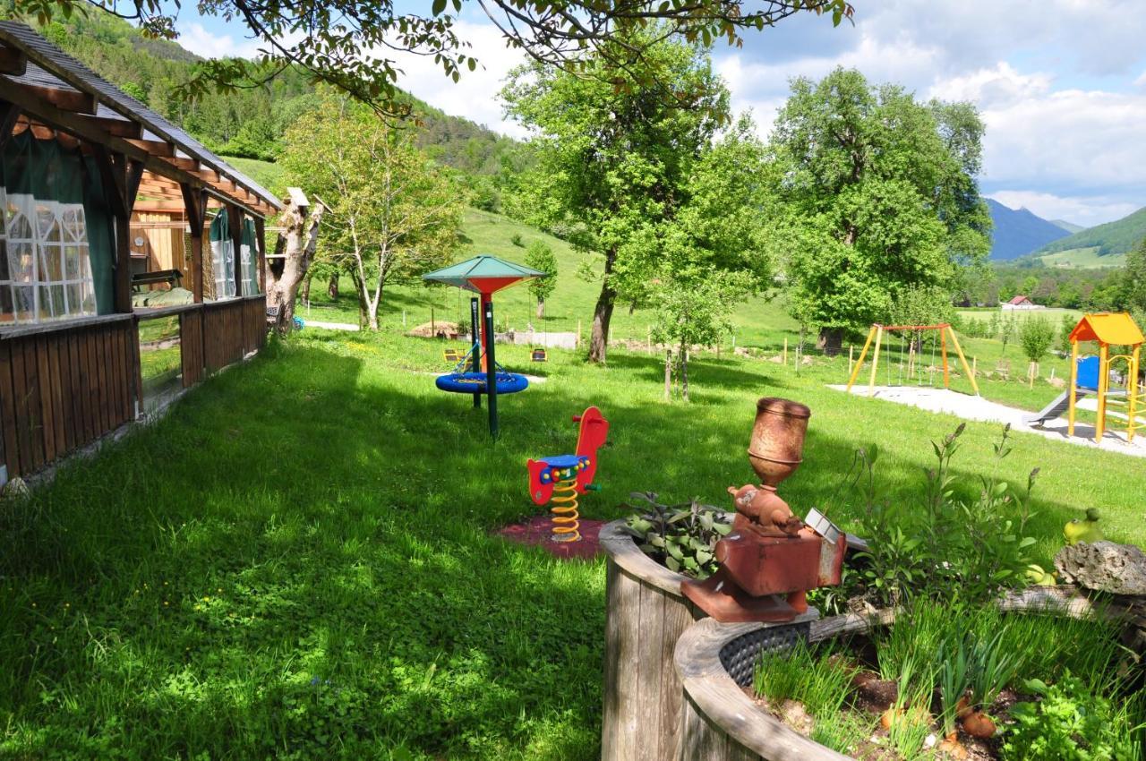 Mostheuriger Steyrdurchbruchalm Leonstein Esterno foto